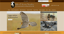 Desktop Screenshot of mikesfalconry.com